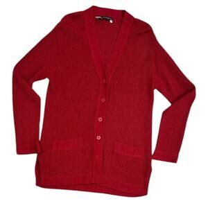 Peruvian Connection Alpaca Wool Grandpa Style Cardigan